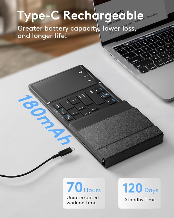 Samsers Foldable Bluetooth Keyboard - Image 5