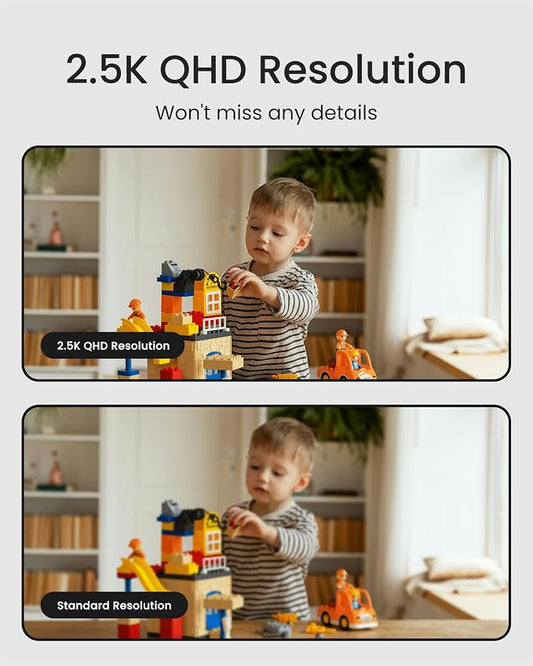 youkey 2.5K Indoor Camera, No Monthly Fees, 360° Dog/Pet Camera - Image 2