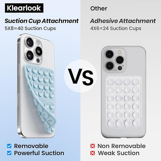 Silicone Suction Cup Phone Case Mount Double Sided, Silicon Sticky Phone Grip - Image 2