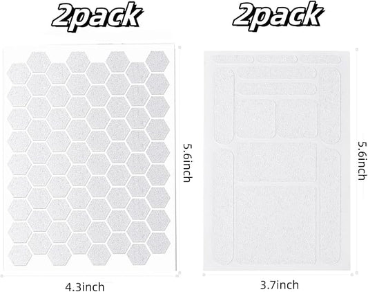 4Pack Phone Grip Tape, Finger Grip Stickers Decal Waterproof Pre-Cut Non Slip - Image 2