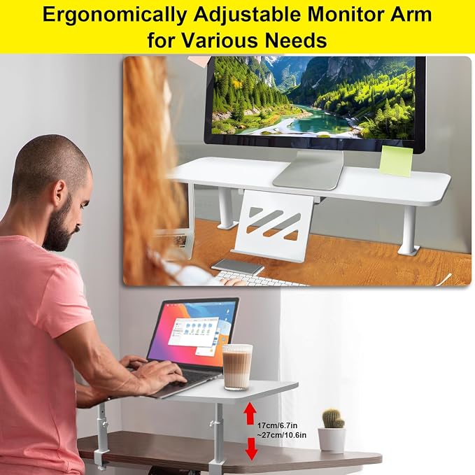 Clamp-On Monitor Stand Riser - Image 6