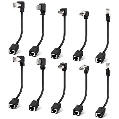Cat 6 Ethernet Extension Cable 10 Pack，Multiple by Togconn