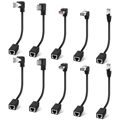 Cat 6 Ethernet Extension Cable 10 Pack，Multiple by Togconn