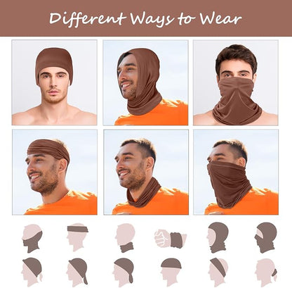 Geyoga 6 Pieces Summer UV Protection Cooling Neck Gaiter Face Clothing Neck - Image 5