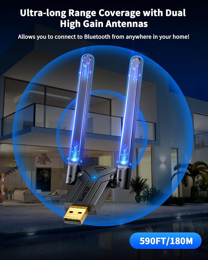 ZEXMTE 5.4 USB Bluetooth Adapter - Image 3