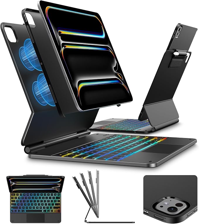 typecase Edge+ Keyboard Case for 2024 iPad Pro 13-inch, Ultra-Slim Detachable by typecase