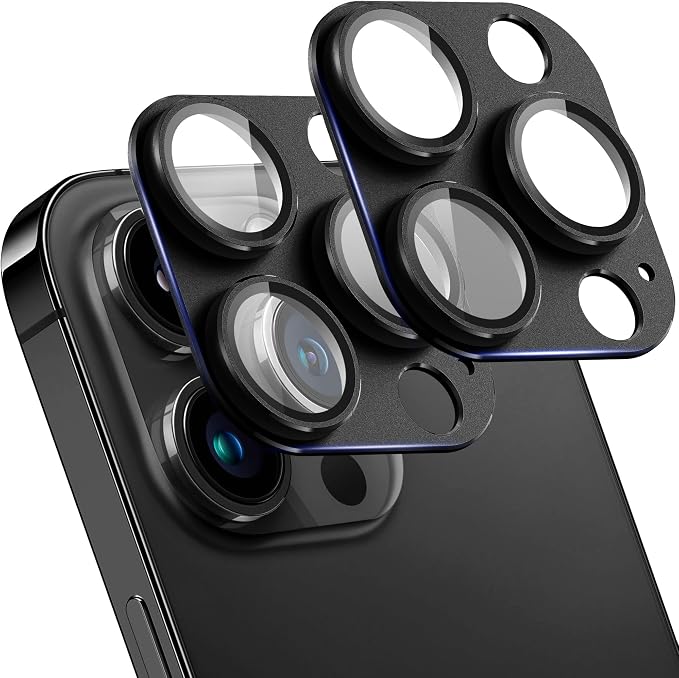 2 Pack Camera Lens Protector for iPhone 13 Pro/iPhone 13 Pro Max, AR Tempered by SHANG+PIN+JIA