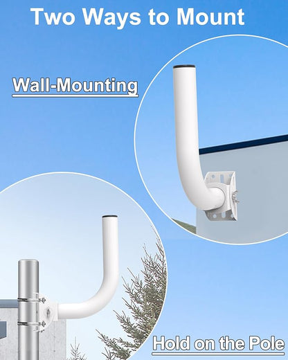 Universal Wireless Bridge Bracket, 150° Adjustable Lightweight J-Pole Mount - Image 4