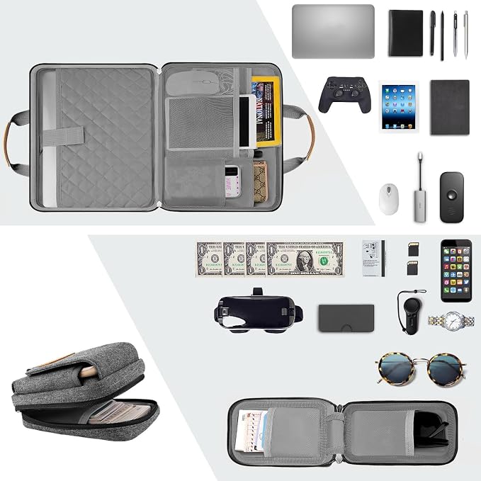 Laptop Case 15.6 Inch Briefcase Military-Grade Protection - Image 4