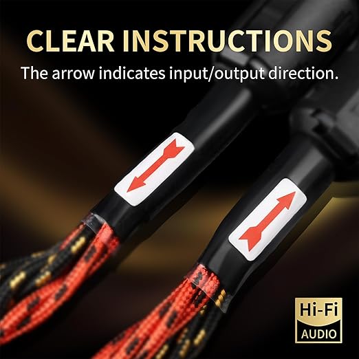 12 AWG Audiophile HiFi Speaker Audio Cable–4N OFC Core, 24K Gold-Plated Banana - Image 6