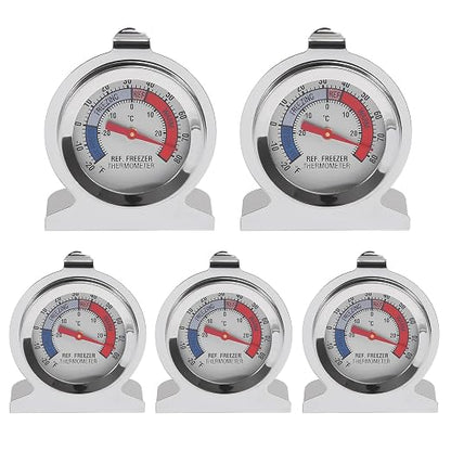 5Pcs Refrigerator Thermometer -30~30°C/-20~80°F Fridge Analog Freezer by Dorhea