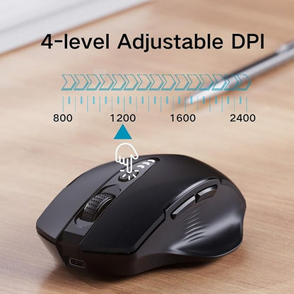 Bluetooth Mouse, Rechargeable Wireless Mouse, Computer Mouse - Image 4