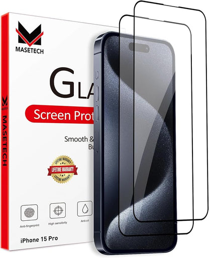 Screen Protector Tempered Glass Compatible by MASETECH