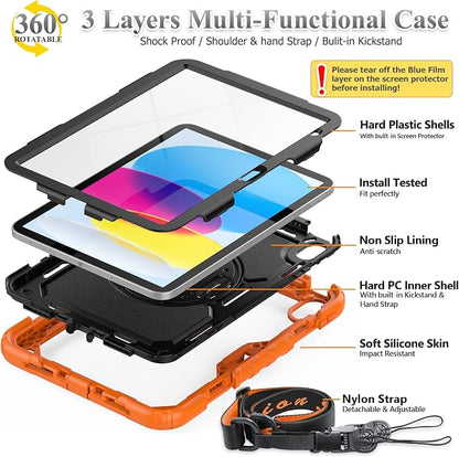 SEYMAC stock Case for iPad 11th/10th Generation 11''/10.9'' 2025/2022, - Image 5