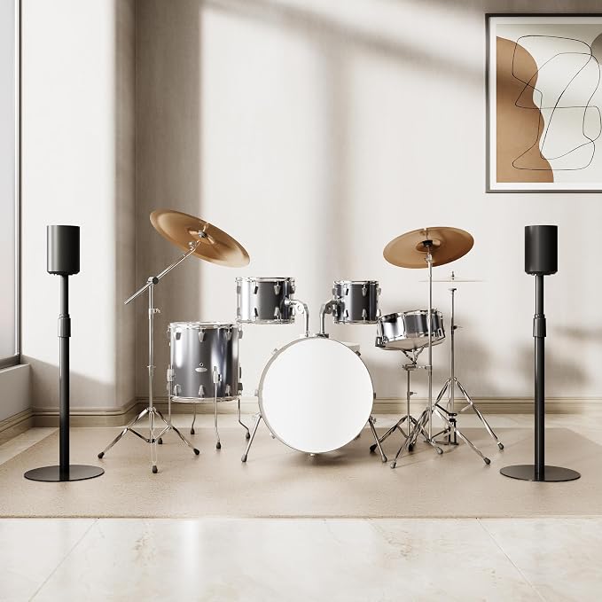 Adjustable Height Speaker Stands Compatible - Image 7