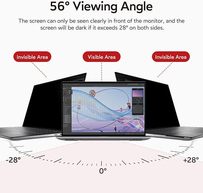 bersem 17.3 Inch Laptop Privacy Screen - Image 2