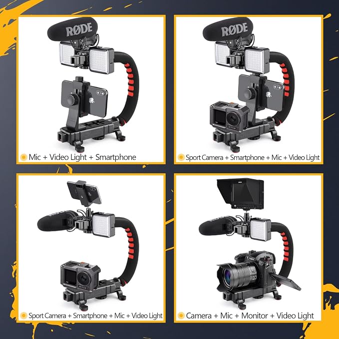 Zeadio Handheld Stabilizer, Versatile Grip Rig - Image 8