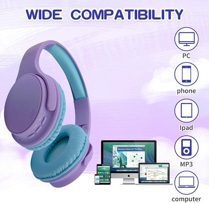 Kids Wireless Headphones, Over Ear Toddler Headphones Foldable - Image 4