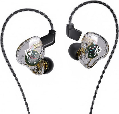 YINYOO KBEAR KS1 in Ear Monitor Bass Earbuds Wired Earbuds, Vocals Forwards by Yinyoo