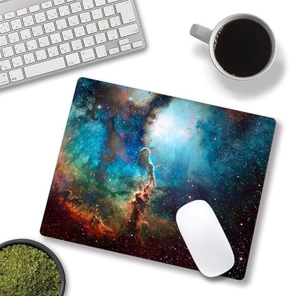 Mouse Pad, Galaxy Mouse Pad, Square Waterproof Mouse Pad Non-Slip Rubber Base - Image 4