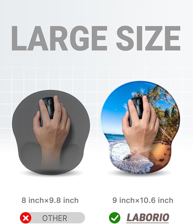 Ergonomic Mouse Pad Wrist Support, Comfortable Mouse Pad Wrist Rest, Relieve - Image 4