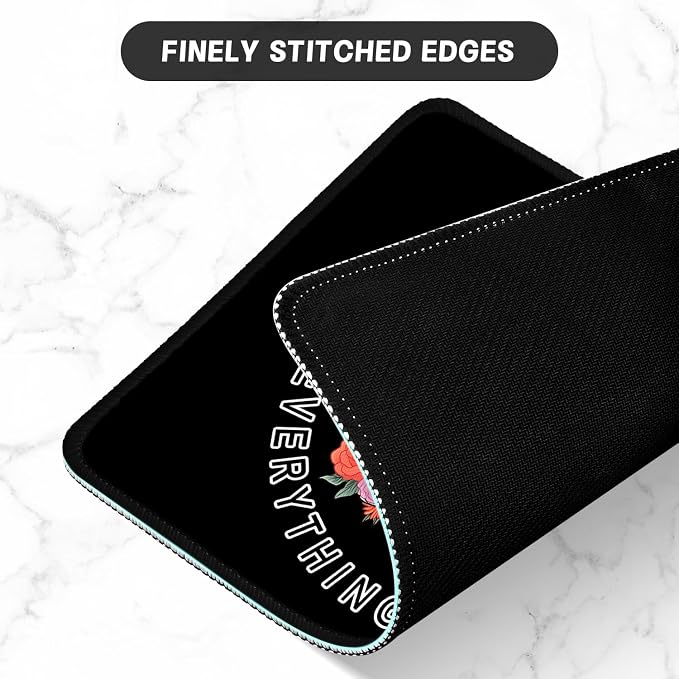 ITNRSIIET Mouse Pad with Stitched Edge Premium Textured Smooth Precise - Image 4