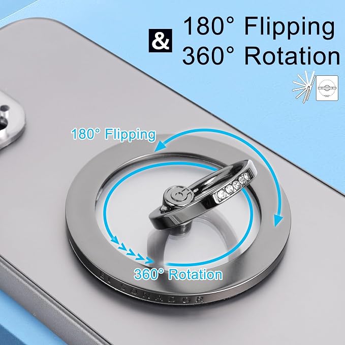 Magnetic Phone Grip for MagSafe, EI Sonador Magnet Phone Ring Holder, Compatible - Image 2