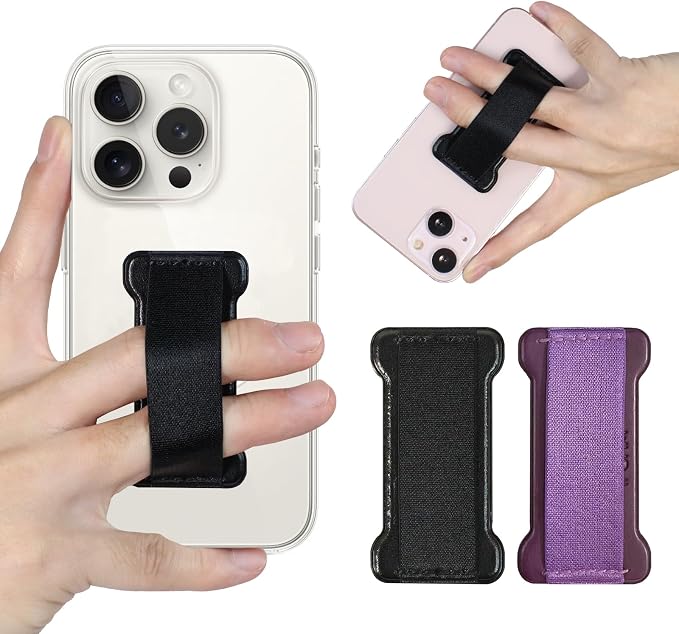 Phone Grip Strap Holder for Hand, Universal Finger Strap Phone Holder, Finger by WUOJI