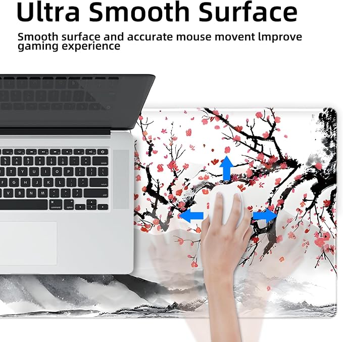 Galdas Gaming Mouse Mat Forest Background Pattern XXL XL Large Mouse Mat Long - Image 6