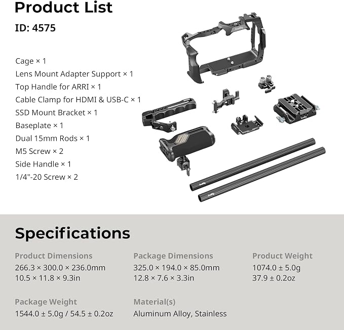 SmallRig Camera Cage Advanced Kit - Image 9