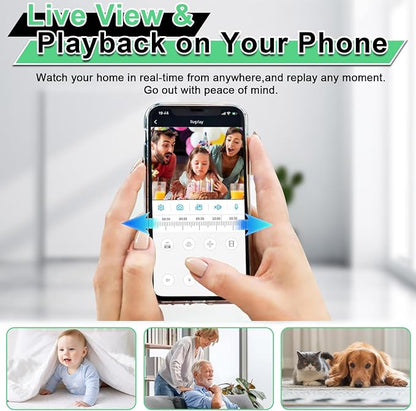 WiFi Hidden Camera with APP Control, Spy Cam with Motion Detection, Indoor - Image 3