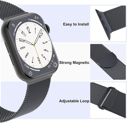 3 Pack Mesh Metal Band Compatible - Image 3