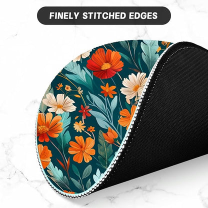 ITNRSIIET Round Mouse Pad with Stitched Edge Premium-Textured Waterproof - Image 4