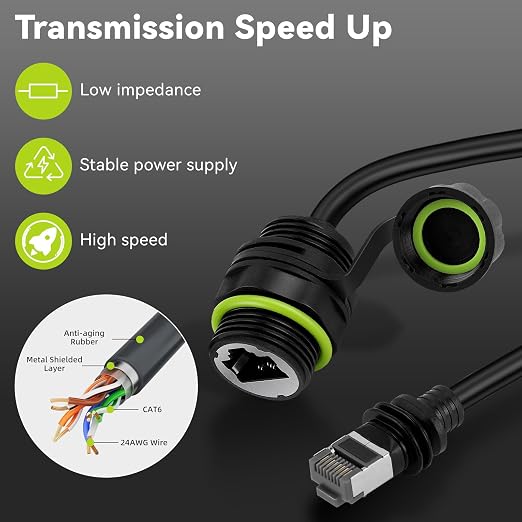 for Starlink Ethernet Adapter for Gen 3 & Mini, IP68 Waterproof RJ45 Coupler - Image 2