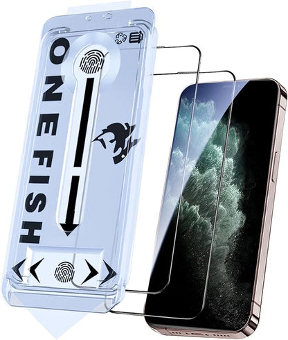 OneFish Screen Protector for iphone 11 Pro/X/Xs, 9H Hardness Glass Scratch by OneFish