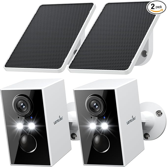 wansview Security Cameras Wireless Outdoor-2K WiFi 6 Solar Camera Outdoor by Wansview