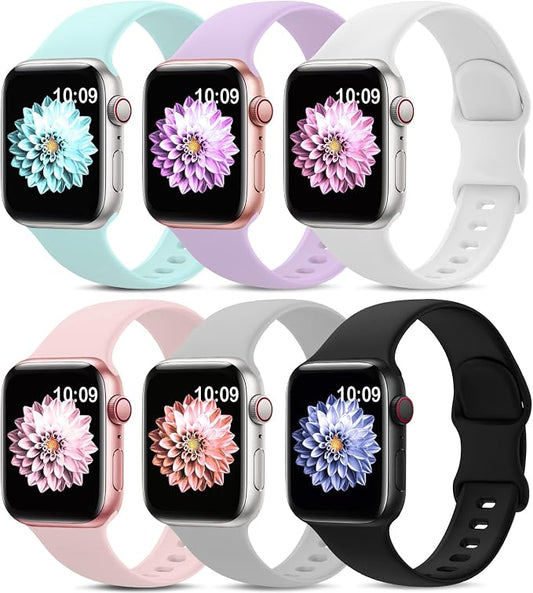 6 Pack Sport Bands Compatible by AMSKY