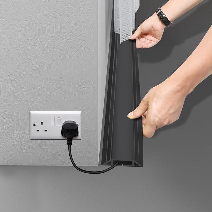 10 ft Cord Covers for Wires on Floor, Heavy Duty PVC Duct Floor Cord Cover - Image 9