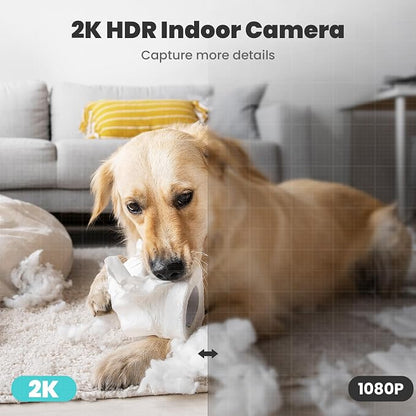 litokam 2K Indoor Camera, 360 Pan/Tilt Home Security Cameras - Image 5
