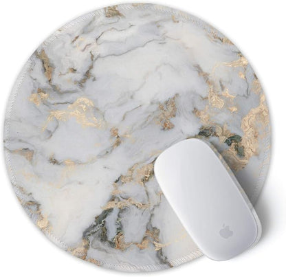 ITNRSIIET Round Mouse Pad with Stitched Edge Premium-Textured Waterproof - Image 2