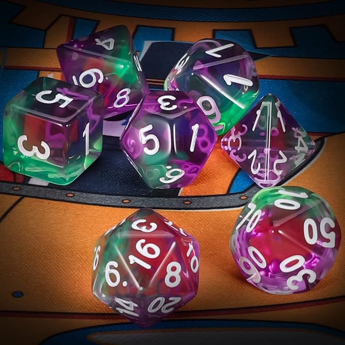 QMAY DND Dice Set -D&D Polyhedral Dice - Image 4