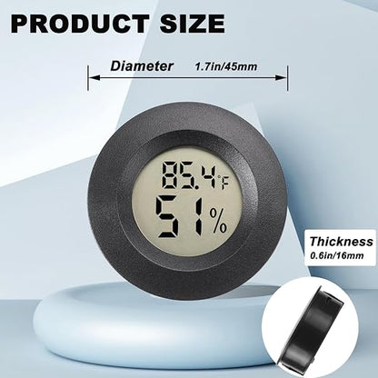 Mini Hygrometer Digital Thermometer Humidity Meter 4 Pack Hygrometer - Image 2