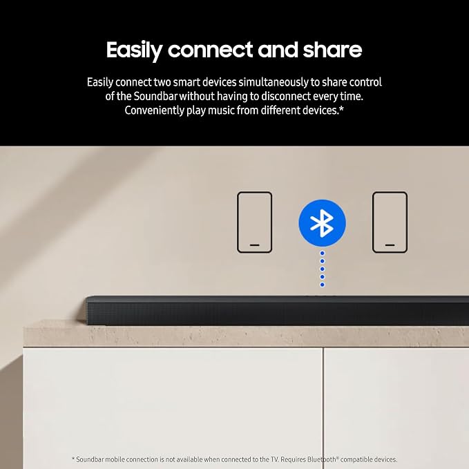 Samsung HW-B750D/ZA 5.1 ch Soundbar w/ Dolby Audio, Surround Sound expansion - Image 7