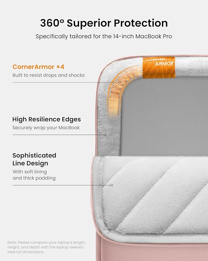 tomtoc 360 Protective Laptop Sleeve - Image 4