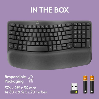 Logitech Wave Keys Wireless Ergonomic Keyboard - Image 10