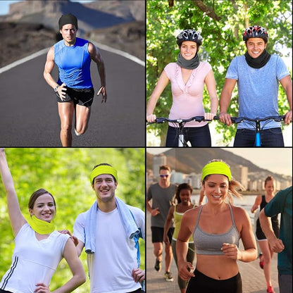 Geyoga 6 Pieces Summer UV Protection Cooling Neck Gaiter Face Clothing Neck - Image 4