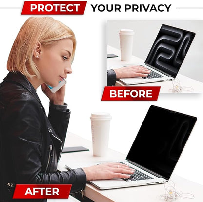 Magnetic Privacy Screen for MacBook Pro 16 Inch Removable Laptop Privacy Filter - Image 6