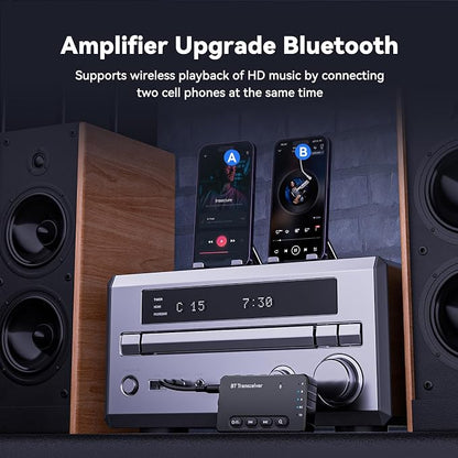 Bluetooth Transmitter Receiver aptX Adaptive/Low Latency/HD Bluetooth Adapter - Image 8