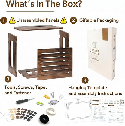 Wooden WiFi Router Storage Box - Image 4