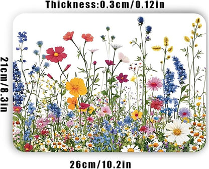 Colorful Floral Mouse Pad – Non-Slip, Waterproof - Image 4